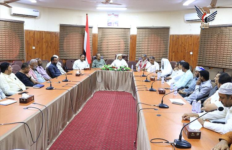 مناقشة آلية تنسيق الجهود الإنسانية للمنظمات الاغاثية بوادي حضرموت