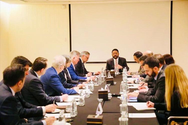 عضو مجلس القيادة العرادة يلتقي سفراء دول الاتحاد الأوروبي