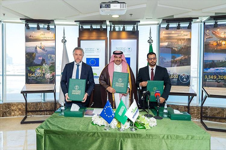 البرنامج السعودي والاتحاد الأوروبي يوقعان اتفاقية تنفيذ مشروع "تعزيز الأمن المائي" في مأرب
