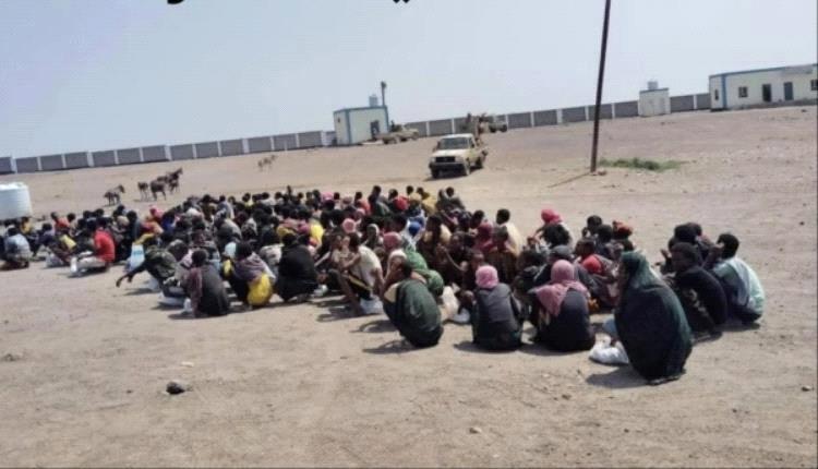 ضبط 180 مهاجراً غير نظامي قبالة سواحل شبوة