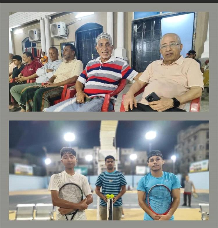 تواصل منافسات بطولة السنابل الثانية لنادي التنس العدني