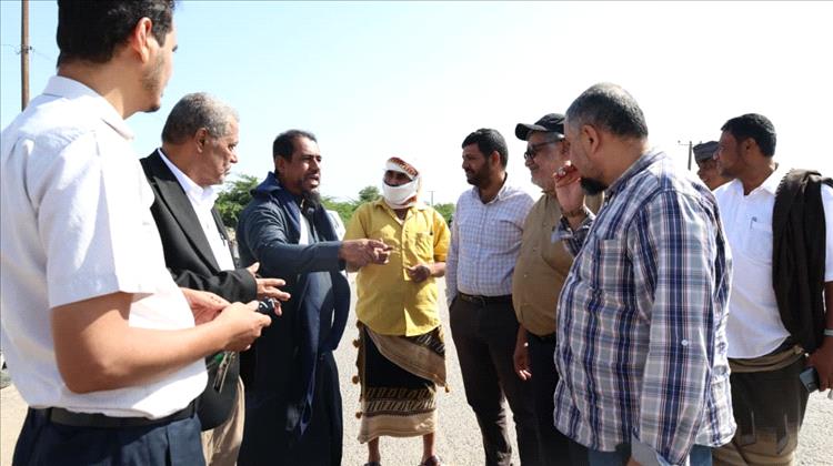 شركة الخضيري للمقاولات تتسلّم موقع مشروع خط جعار–باتيس في أبين