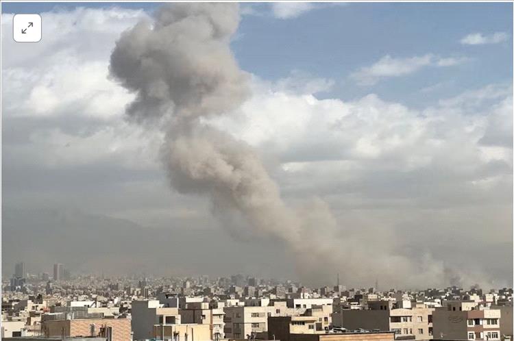 إسرائيل وأمريكا تشنان هجمات على إيران