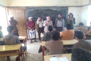 مدير التربية بلودر يتفقد التعليم الأساسي والثانوي بقرية الخديرة