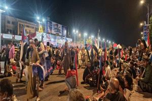 تجمع شعبي بساحة العروض للمطالبة بحل القضية الجنوبية