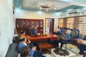 وزير التربية والتعليم يتفقد سير العمل بديوان الوزارة بمدينة الشعب ويؤكد دعم العملية التعليمية