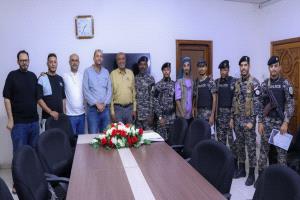 عدن: مؤسسة المياه تكرم أفراد قوات حرس المنشآت نظير جهودهم في تأمين مبنى المؤسسة