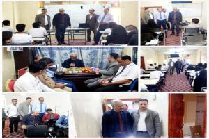 البروفيسور محمد الشعيبي يتفقد سير العملية الدراسية بكلية عدن قعطبة للعلوم الطبية والتطبيقية