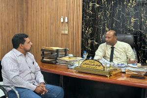 المدير العام لمديرية مدينة المكلا يلتقي مؤسسة سدن للثلاسيميا و أمراض الدم الوراثية