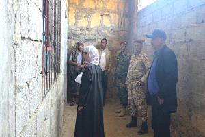 اللجنة الوطنية للتحقيق تطلع على أوضاع المحتجزين على ذمة الحرب في اللواء 35مدرع