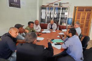 "تنفيذي حيفان" يناقش تقارير الانجاز وخطة العمل السنوية