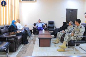 مصلحة خفر السواحل تستقبل وفداً من مكتب الامم المتحدة للمرأة.