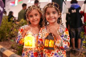 فرح يسبق رمضان.. أطفال عدن يرسمون لوحة احتفالية مبهجة في ساحة عدن مول