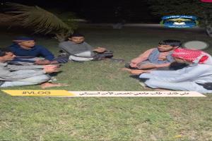 طلاب جامعة من مديرية مرخة العليا يزورون منتجع قناء السياحي في شبوة