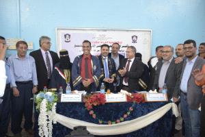 بحضور رئيس جامعة عدن،، كلية الآداب تمنح درجة الدكتوراه للباحث فهد المارمي