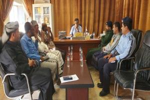 مدير عام مديرية القطن يترأس إجتماعاً موسعاً للاستعداد لشهر رمضان المبارك