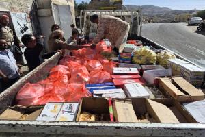 قبيلة آل جوهر تُرسل قافلة إفطار للمرابطين في جبهة الحد يافع