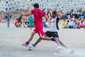 البناجل يتجاوز السلفادور في بطولة دوري شهداء الخساف الرمضاني