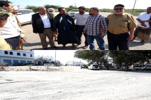 بتنفيذ المقاول الخضيري.. تسليم موقع مشروع إعادة تأهيل طريق "جعار – الحصن – باتيس" الاستراتيجي بطول 15 كم في أبين