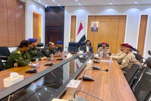 اللجنة الأمنية بحضرموت تعقد اجتماعًا لبحث مستجدات الأوضاع العسكرية والأمنية