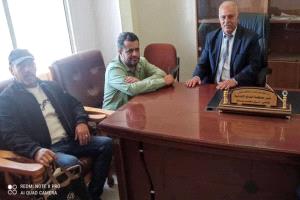 رئيس محكمة استئناف الضالع يتفقد سير العمل في محكمة الضالع الابتدائية