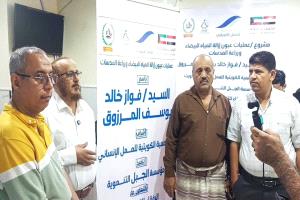 مدير صحة الشيخ عثمان يدشن المخيم الطبي المجاني لجراحة العيون في مستوصف العين التخصصي