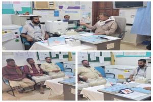 اللجنة الشبابية بمنطقة العقاد تطّلع على الجاهزية لانطلاق العيادة الرمضانية المجانية الأولى