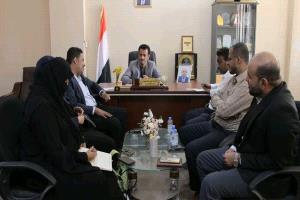 الوكيل الجيلاني يلتقي عدد من مديري العموم والنواب المعينين حديثًا ويطلع على خططهم التطويرية