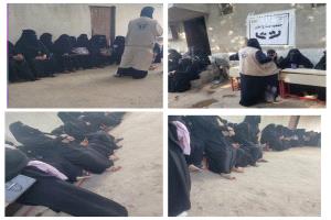 جمعية صناع الخير تدشن توزيع المساعدات الرمضانية للأسر المحتاجة بمنطقة صبر بمحافظة لحج