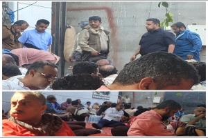 شخصيات اجتماعية وقيادات عسكرية وأمنية يقدمون واجب العزاء بوفاة العميد علي الخضر الرهوة