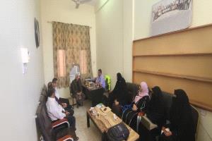 رئيس جامعة لحج يلتقي بوفد كلية الزراعة المشارك  في الدورة التدريبية  بالاردن