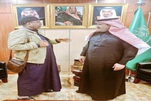 المصور صالح العبيدي يسجل حضورًا لافتًا في الرياض ويلتقي مسؤولين سعوديين بينهم السفير آل جابر