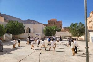 فريق رفح يتأهل لنهائي دوري كرة الطائرة بمدرسة المجد للتعليم الأساسي بمديرية رخية