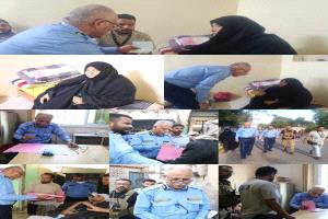 مدير عام الهجرة والجوازات العميد نصر الشاؤوش يبادر بزيارة ميدانية لمواطنة مريضة