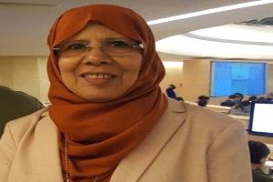 حورية مشهور تدعو لإقرار قانون العدالة الانتقالية وتجريم خطاب الكراهية