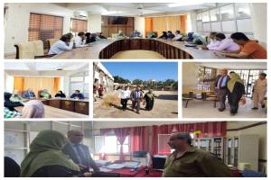 الوزير - د. عادل عبدالمجيد يزور مكتب التربية والتعليم ويطلع على أوضاع العمل التعليمي في العاصمة عدن