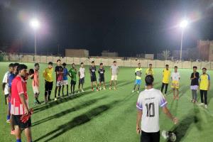 منتخب سقطرى يجري تدريباته استعدادًا لبطولة المريسي الرمضانية بعدن