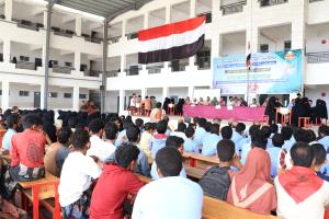 حيس تحتضن إنطلاق المسابقات المنهجية لطلاب الثانوية في المديريات المحررة بالحديدة