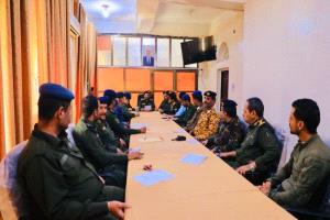 اقرار الخطة الأمنية بمحافظة مأرب خلال شهر رمضان المبارك