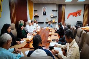 المحافظ عبدالرحمن شيخ يناقش مشروع ترشيح شبه جزيرة عدن كحديقة جيولوجية عالمية