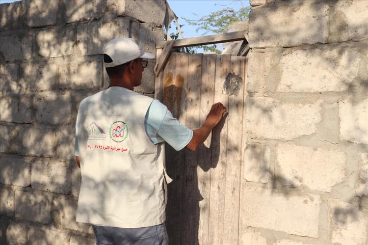 استمرار أعمال حصر مسح ميزانية الأسرة 2026 في الدريهمي بالحديدة 