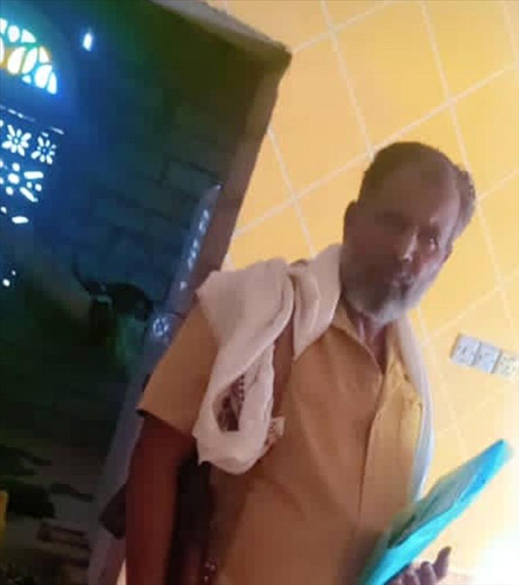 الشيخ هدران يعزي في وفاة الأستاذ يسلم أحمد غيرم