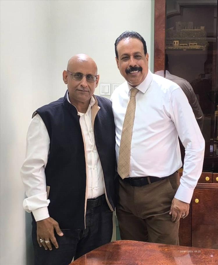 بحث شراكة إعلامية بين صندوق صيانة الطرق ومؤسسة عدن الغد في عدن