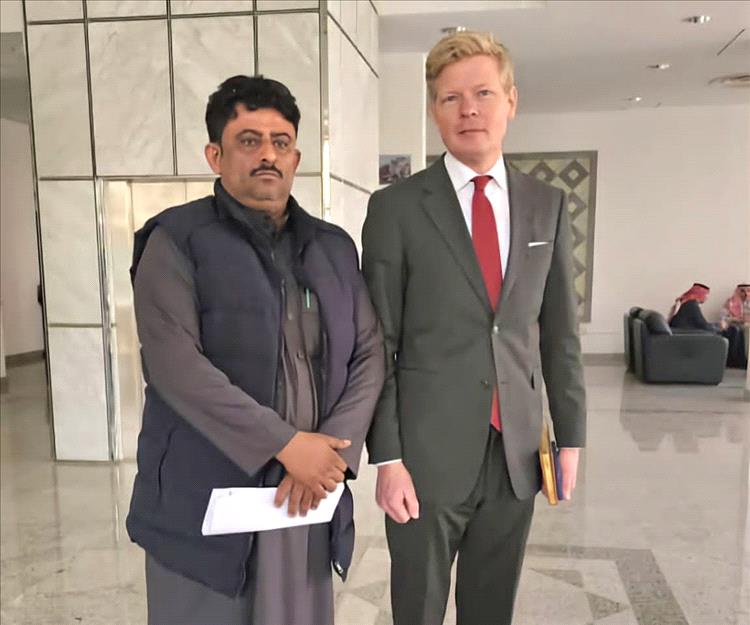 بن ذيبان يؤكد للمبعوث الأممي ضرورة الالتزام بمخرجات الحوار الوطني