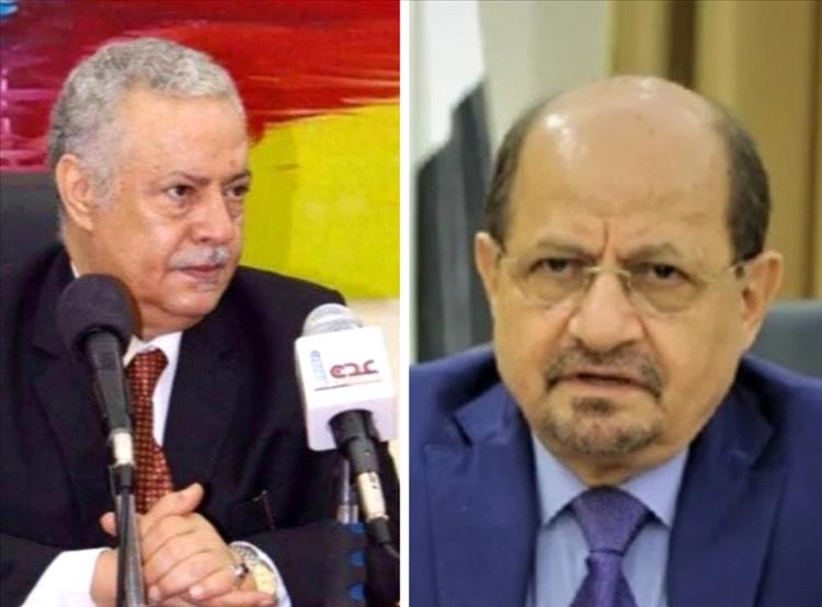 مستشار رئيس مجلس القيادة يهنئ الدكتور شائع الزنداني بمناسبة تعيينه رئيساً لمجلس الوزراء