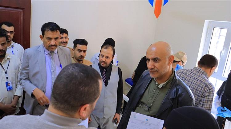 جامعة إقليم سبأ تدشن المخيم الطبي الاول لمرضى ارتفاع ضغط الدم وداء السكري بين النازحين