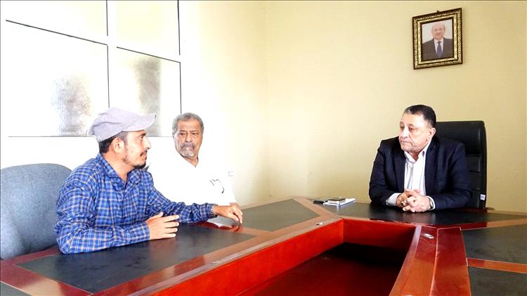 الأمين العام للمجلس المحلي بأبين "الحامد" يلتقي مدير عام فرع هيئة المساحة والجيولوجيا