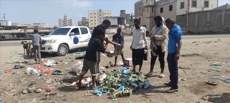 صحة وبيئة المنصورة تُتلف كميات كبيرة من شمة الحوت 