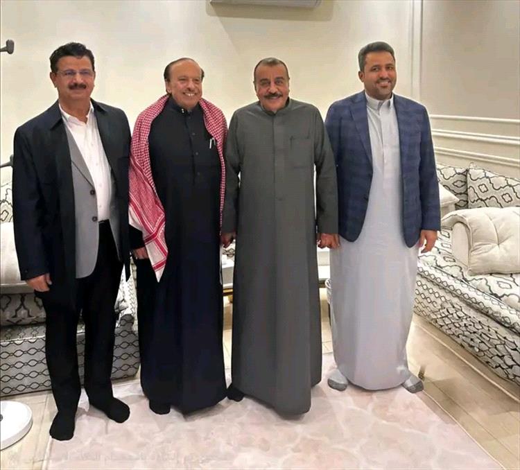 اللواء بن بريك يلتقي الفريق ناصر منصور هادي في العاصمة السعودية الرياض 