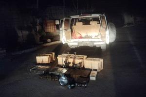 قوات درع الوطن تضبط أسلحة وذخائر في نقطة نشطون بمحافظة المهرة